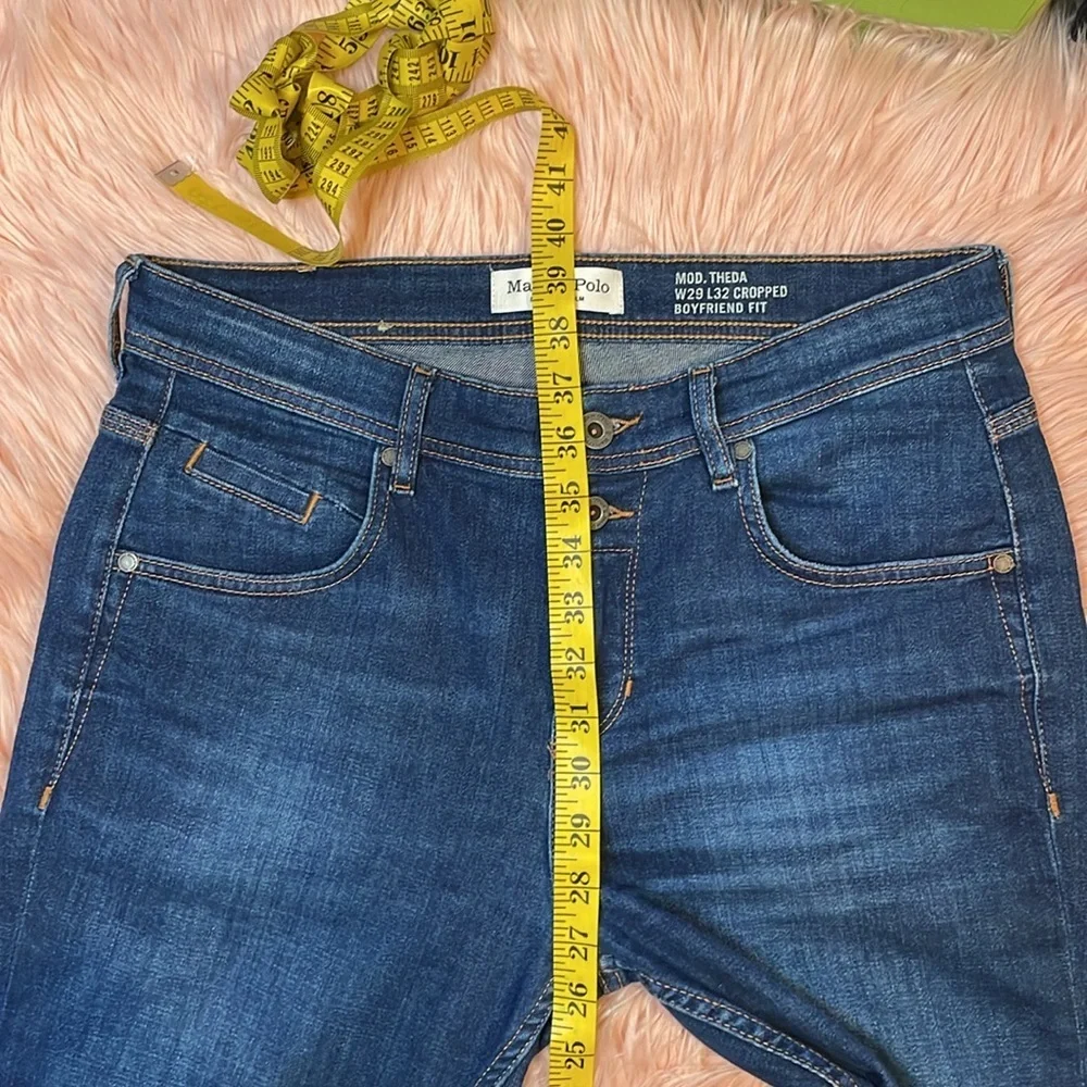 Marc O’ Polo Cropped Boyfriend Fit Dark Wash Theda Woman’s Jean‎ Size W29 L32
